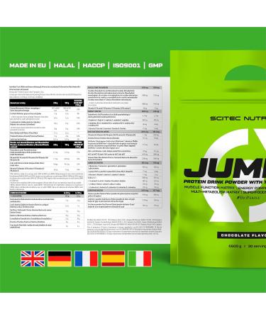 Scitec Nutrition Jumbo Weight Gainer 6.6kg - High-Caloric Protein & Amino Acid Blend Chocolate Flavor - Superfood Matrix for Optimal Muscle Growth - Buy Online on GoSupps.com