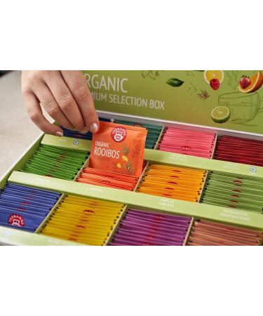 TEEKANNE Gastro Premium Organic Tea Assortment Box - 180 Tea Bags | International Shipping Available - Buy Online on GoSupps.com