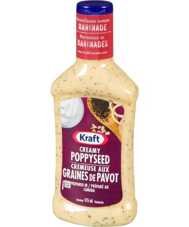 Vinaigrette Cr meuse aux graines de pavot Kraft 475 ml" to "Kraft Creamy Poppyseed Dressing 475m - Buy Online on GoSupps.com