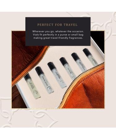 Deluxe Women's Fragrances Discovery Sample Set - Luxury Mini Perfumes for Women - Includes Iris Magnolia Jasmine Oud & Rose Perfume Samples - 6 X 2ml Travel Size Perfume Samples DELUXE DISCOVERY SAMPLE SET of 5 - Buy Online on GoSupps.com