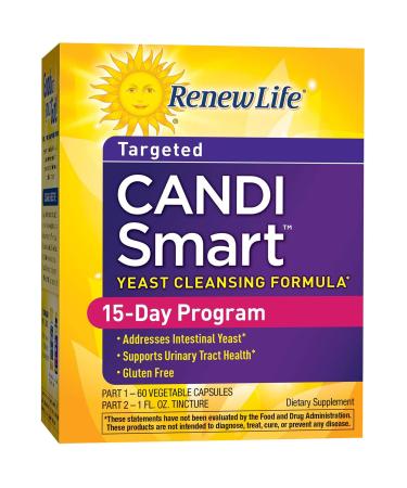 Renew Life CandiSmart 15-Day Yeast Cleansing Program 2 Part Program