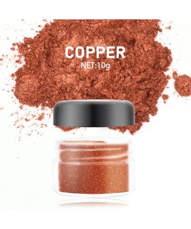 Edible Glitter - Copper 10g | Metallic Food Coloring Powder for Cakes Sweets & Drinks - Buy Online on GoSupps.com
