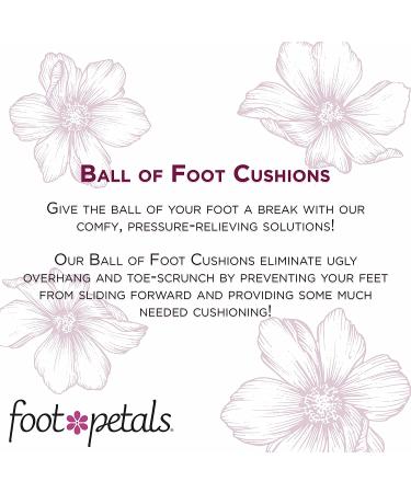 Foot Petals Ball of Foot Cushions - Long Lasting Pain Relief Insert for High Heels | Khaki, One Size - Buy Online on GoSupps.com