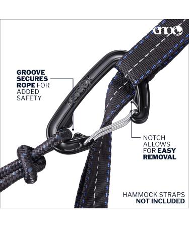 ENO DoubleNest Hammock - Lightweight Portable Camping Hammock for 1-2 People - Ideal for Camping, Hiking, and Travel - Nature Talk/Black - Buy Online on GoSupps.com