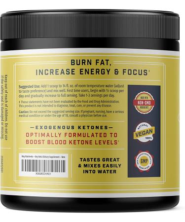 Strawberry Lemonade Keto BHB Exogenous Ketones Powder - Instant Keto Drink Mix (15 Servings) - Buy Online on GoSupps.com