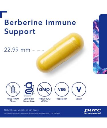 Pure Encapsulations - Berberine Immune Support - Immune Health* - 120 Capsules - Buy Online on GoSupps.com