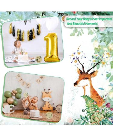 Wood Milestone Cards for Babies - 15pc Set with Fabric Bags | 30 Unique Wooden Slice Patterns | Perfect Baby Gift & Baptism Present | Ideal for Expecting Mothers - Buy Online on GoSupps.com