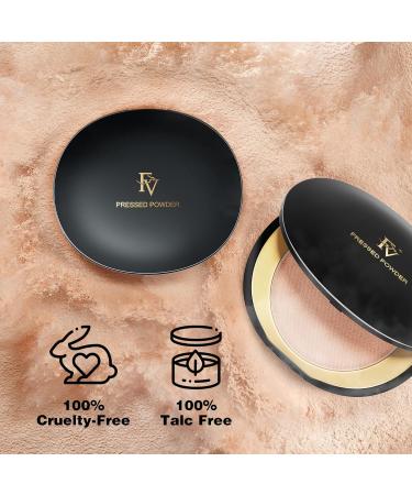 FV Setting Powder Medium Coverage and Long Lasting Compact Face Powder Shine Control Pressed Powder with Mattifying Finish for All Skin Types Silky Makeup Powder No Caking on Fine Lines and Pores 8g (Natural Beige) - Buy Online on GoSupps.com