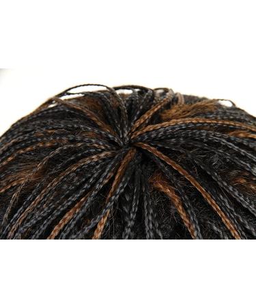 Shop 12 Braided Wigs - Synthetic Lace Front Wigs for Black Women | Small Box Braids (#1b/27) - International Shipping Available - Buy Online on GoSupps.com