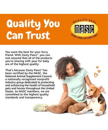 Zesty Paws Calming Chews for Dogs - Stress Relief with Ashwagandha & Melatonin - Buy Online on GoSupps.com