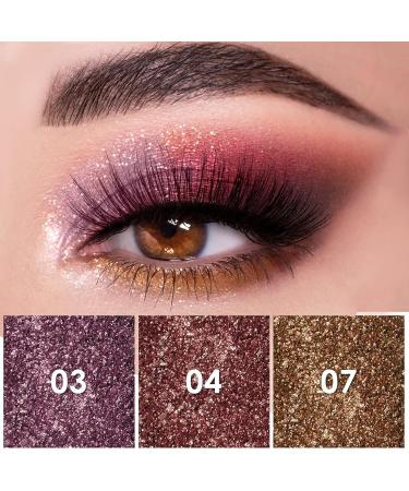 FOCALLURE 3 Pcs Mineral Glitter Eyeshadow Set - Long Lasting & Waterproof Formula for High-impact Eye Looks - Buy Online on GoSupps.com