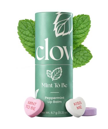 Cloven: Regenerative Tallow Lip Balm Peppermint | Grass-Fed Beef Tallow with Organic Beeswax Shea Butter & Almond Oil | Natural & Hydrating | Made in USA 6.7g Tube Mint To Be
