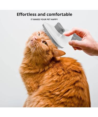 Muxtraders Cat Brush Dog Brush for Shedding - Grooming Comb for Cats & Dogs - Removes Mats, Tangles, and Loose Fur - Grey - Buy Online on GoSupps.com