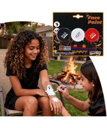 Adult Body Paint Water-Soluble Skin Paint Cream 3 Water-Soluble Colors for Body and Face for Gothic Parties Sporting Events Women's Clowns Vampires and More - Buy Online on GoSupps.com