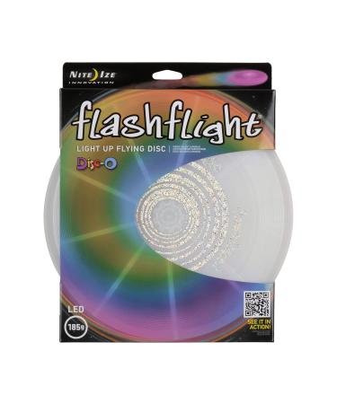 Nite Ize Flashflight LED Light Up Flying Disc Replaceable Batteries Disc-o