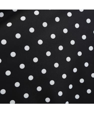 YOUMETO Polka Dot Short Sleeve Formal Dress for Women - Black, Medium | 2023 Prom & Club Dress - Buy Online on GoSupps.com