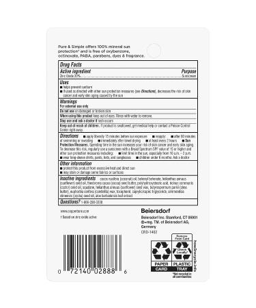 Coppertone Pure and Simple Zinc Oxide Mineral Sunscreen Spray + Stick SPF 50 Combo Pack - Buy Online on GoSupps.com