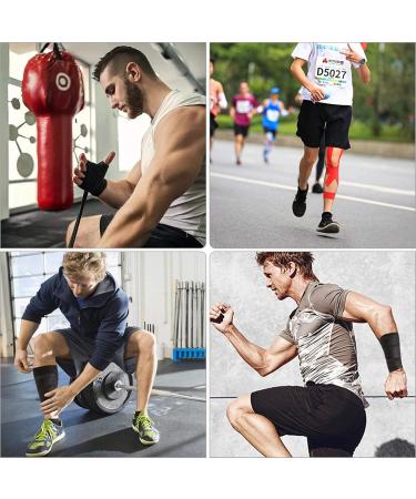 Adhesive Stretch Athletic Tape - Sticky Bandage for Weightlifting & Powerlifting | 5cm 6 Rolls 6 Colors - Buy Online Now - Buy Online on GoSupps.com