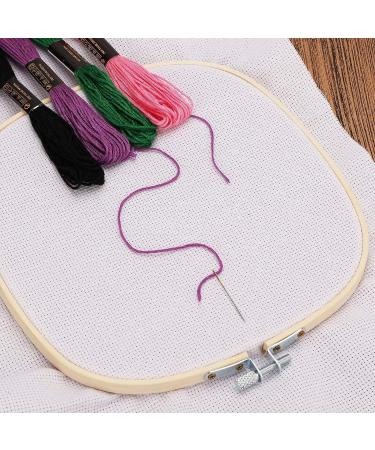 Caydo Square Embroidery Hoops Set - 3 Sizes | Adjustable Bamboo Frames for Cross Stitch, Needlework, DIY Craft - Buy Online on GoSupps.com