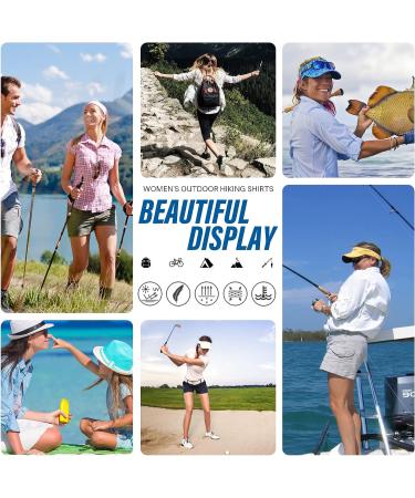 Women's Quick Dry Sun UV Protection Safari Shirt for Hiking Fishing X-Large Khaki - Buy Online on GoSupps.com