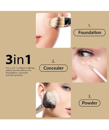 NAKEUP FACE Baby Pink Tone-Up Cushion - Whitening & Hydrating Foundation - Buy Online on GoSupps.com