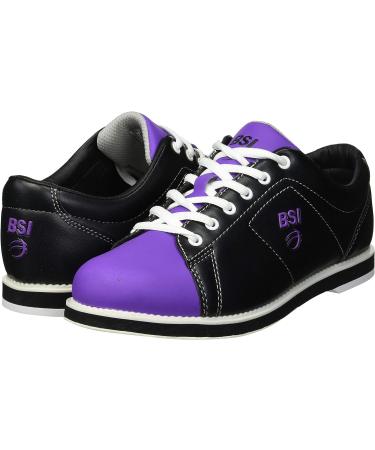 BSI Women's Classic Bowling Shoe 7 Black/Purple - Stylish Comfort for Bowling Enthusiasts - Buy Online on GoSupps.com