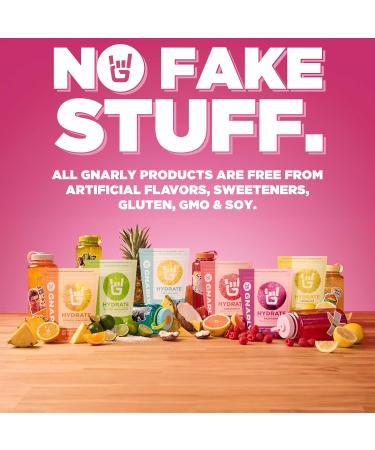 Gnarly Nutrition Hydrate Electrolyte Powder Raspberry Exercise Hydration Drink Mix NSF Contents Certified Electrolyte Solution Performance & Recovery Raspberry Box of 20 Stick Pack Raspberry Box (20 Sticks) - Buy Online on GoSupps.com