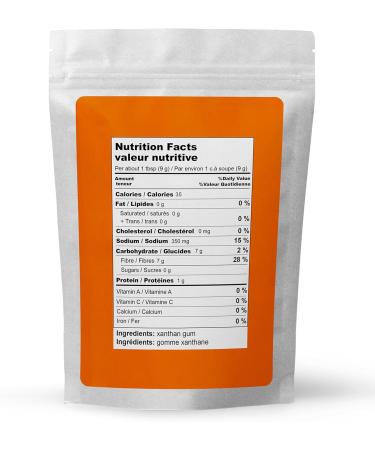 Xanthan Gum (1kg/32oz/1000g) by Elo's Premium| Packaged In Canada| 100% All-Natural Thickener Stabilizer Binding Agent| Non-GMO Organic Vegan Non-MSG & Keto| Food Grade Xanthan Gum Thickener for Soups Sauces Smoothies Shakes & more - Buy Online on GoSupps.com
