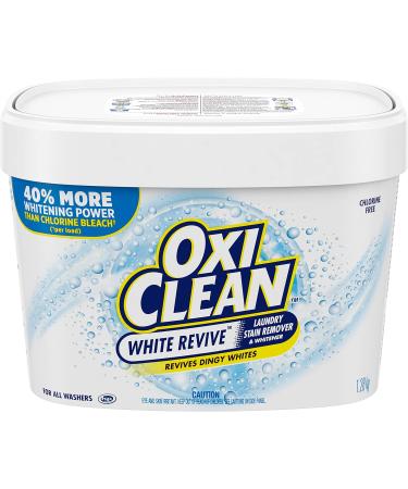 OxiClean White Revive + OxiClean Colour Shield Laundry Stain Remover Powder 1.28-kg Each Powder (1.28-kg)+ Stain Remover Powder - Buy Online on GoSupps.com