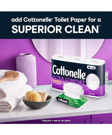 Cottonelle GentlePlus Flushable Wet Wipes with Aloe & Vitamin E Adult Wet Wipes 6 Flip-Top Packs 42 Wipes per Pack (6 Packs of 42) (252 Total Flushable Wipes) Flip-Top 6X - Buy Online on GoSupps.com