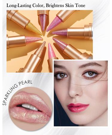  LYSdefeu Waterproof lip pencil Starry Lip Liner Long Lasting Tattoo Lip Liner Waterproof Smudge-proof Hydrating Glossy - Buy Online on GoSupps.com