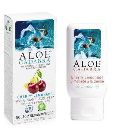 Aloe Cadabra Flavored Personal Lubricant & Moisturizer 2.5 Ounce Cherry Lemonade Cherry Lemonade 2.5 Ounce (Pack of 1)