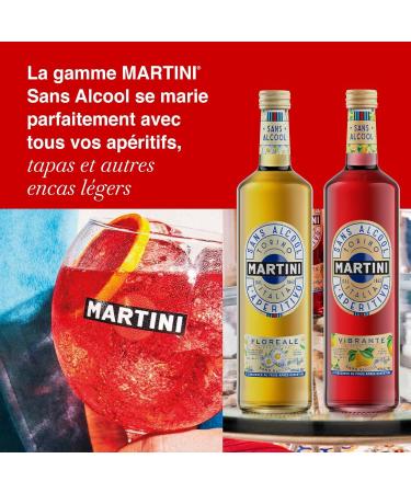 MARTINI Vibrante and Floreale Non Alcoholic Aperitivo Dual Pack 2 x 75cl / 750ml Infused with Superior Botanicals - Buy Online on GoSupps.com