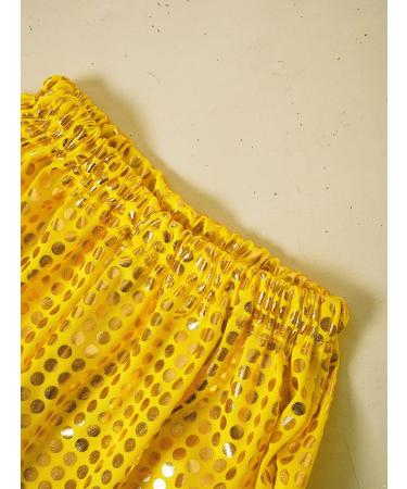 Aislor Glitter Sequins Jazz Dance Harem Pants - Gold, 13-14 Years - Buy Online on GoSupps.com