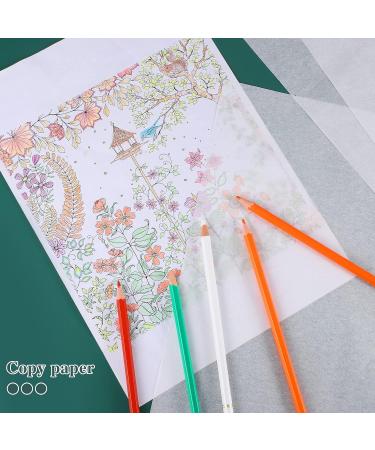 100 Sheets Tracing Paper  8.5 x 11 inches Artists Tracing Paper Pad White Trace Paper Translucent Clear Tracing Sheets for Sketching Tracing Drawing Animation - Buy Online on GoSupps.com