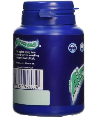 Airwaves Chewing Gum Bottle Sugar Free Menthol & Eucalyptus 46 Pieces (Pack of 2) - Buy Online on GoSupps.com