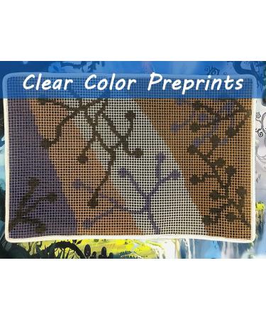 Latch Hook Kits for Adults - Pre-Printed DIY Rug Crafts for Home Decoration - Festive Gift Idea - 23.6 X 15.8 Atom - Buy Online on GoSupps.com
