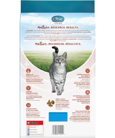 Purina ONE +Plus Dry Cat Food Healthy Weight Turkey - 1.8 kg Bag - Buy Online on GoSupps.com
