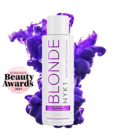 Purple Conditioner for Blonde & Bleached Hair - 500ml Sulfate Free Blue Toner for Platinum & Grey Hair - Best Silver Conditioner - Buy Online on GoSupps.com