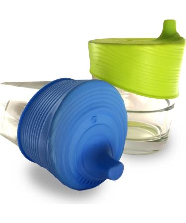 Silicone Sippy Cup Tops - 2 Pack: Universal Spill-Proof Design - Buy Online on GoSupps.com