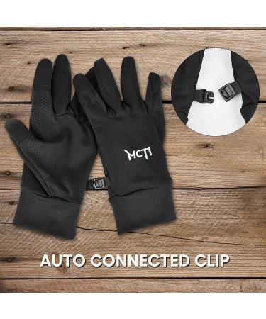 MCTi Running Gloves for Men & Women - Touchscreen Lightweight Sports Gloves for Motorcycle Cycling Hiking & Working - Black - Buy Online on GoSupps.com