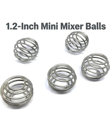 Lot de 5 m langeurs de formule boule shaker prot in e milkshake pour biberon en acier inoxydable 304 pour petit shaker - Buy Online on GoSupps.com