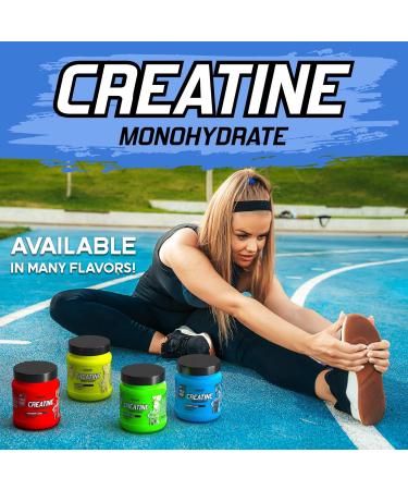 Evolite Nutrition Creatine Monohydrate 500g - Blueberry Flavor Creatine Powder for Pre Workout Boost - Premium Quality Creatine with Taurine - Buy Online on GoSupps.com