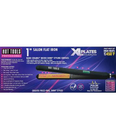 Buy HOT TOOLS 1 Flat Iron - Extra Long Plate | International Shipping Available - Buy Online on GoSupps.com