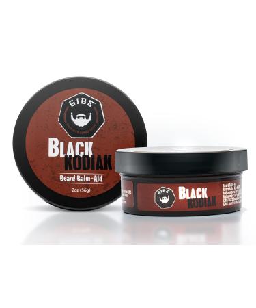 GIBS Grooming Black Kodiak Beard Balm Aid  2 oz