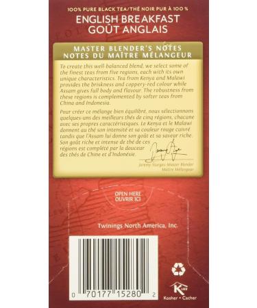 Twinings English Breakfast Tea 20 Tea Bags - Buy Online on GoSupps.com