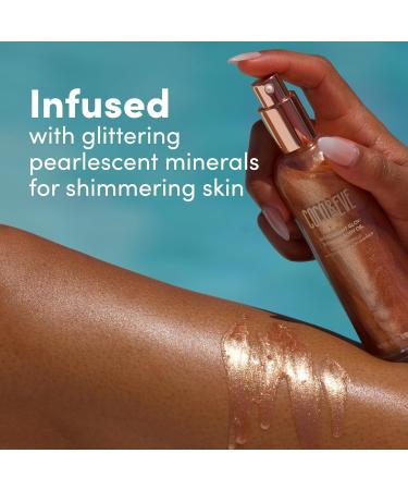 Coco & Eve Antioxidant Glow Shimmer Body Oil - Lightweight Skin Illuminator with Pearlescent Minerals Natural Glitter Antioxidants for Shimmering Moisturizing and Healthy Glow (100ml) - Buy Online on GoSupps.com