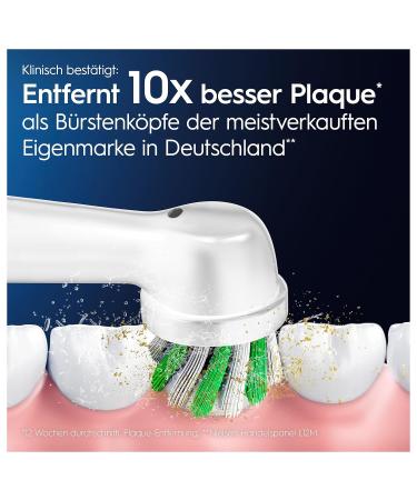 Oral-B Pro CrossAction Electric Toothbrush Heads - 8 Pack Superior Cleaning X-Shaped Bristles Original Attachment Made in Germany - Buy Online on GoSupps.com