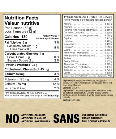 Kaizen Naturals Whey Protein Vanilla Bean 840g Pouch Vanilla 26 Servings (Pack of 1) - Buy Online on GoSupps.com