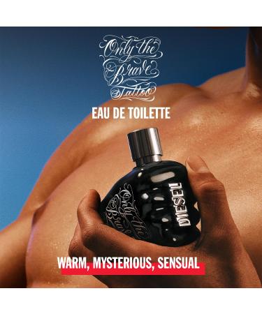 Diesel Only The Brave Tattoo Eau de Toilette for Men Woody With Notes of Apple Spicy Bourbon Pepper & Tobacco 1.7 Fl. Oz. 1.7 Fl Oz (Pack of 1) - Buy Online on GoSupps.com